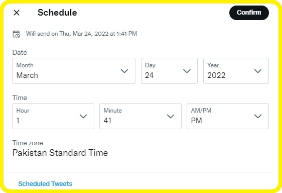 How to Schedule Tweets